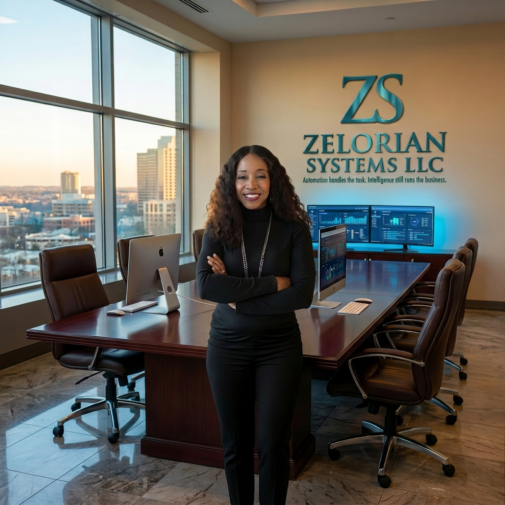 April Robinson, founder of Zelorian Systems LLC